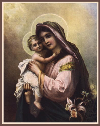 thank you for teaching us to love and serve Jesus May is Mary's Month